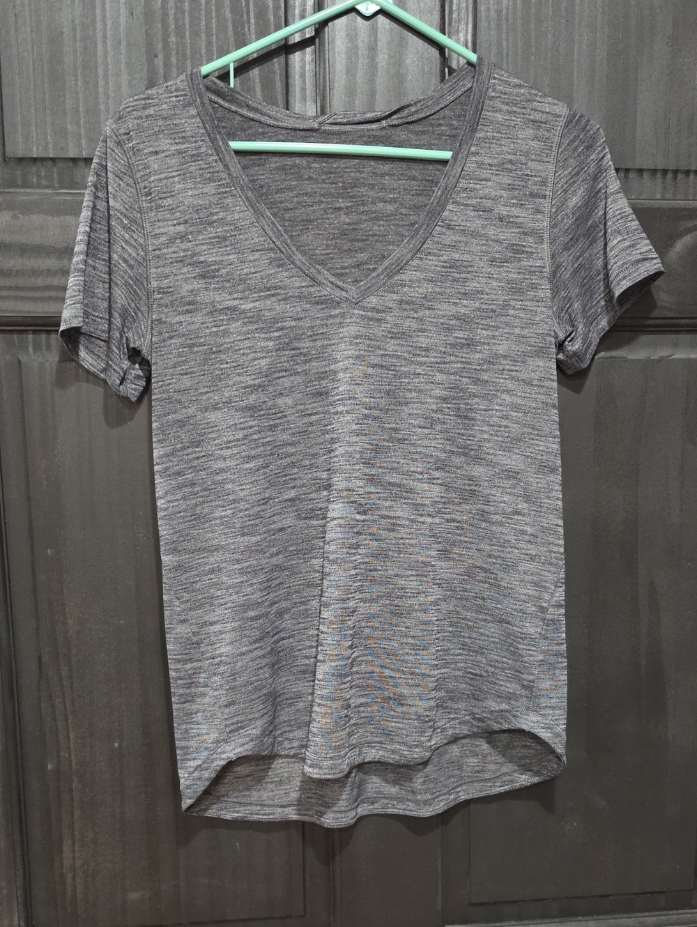 Lululemon Classic V-Neck Short Sleeve Tee - Gray